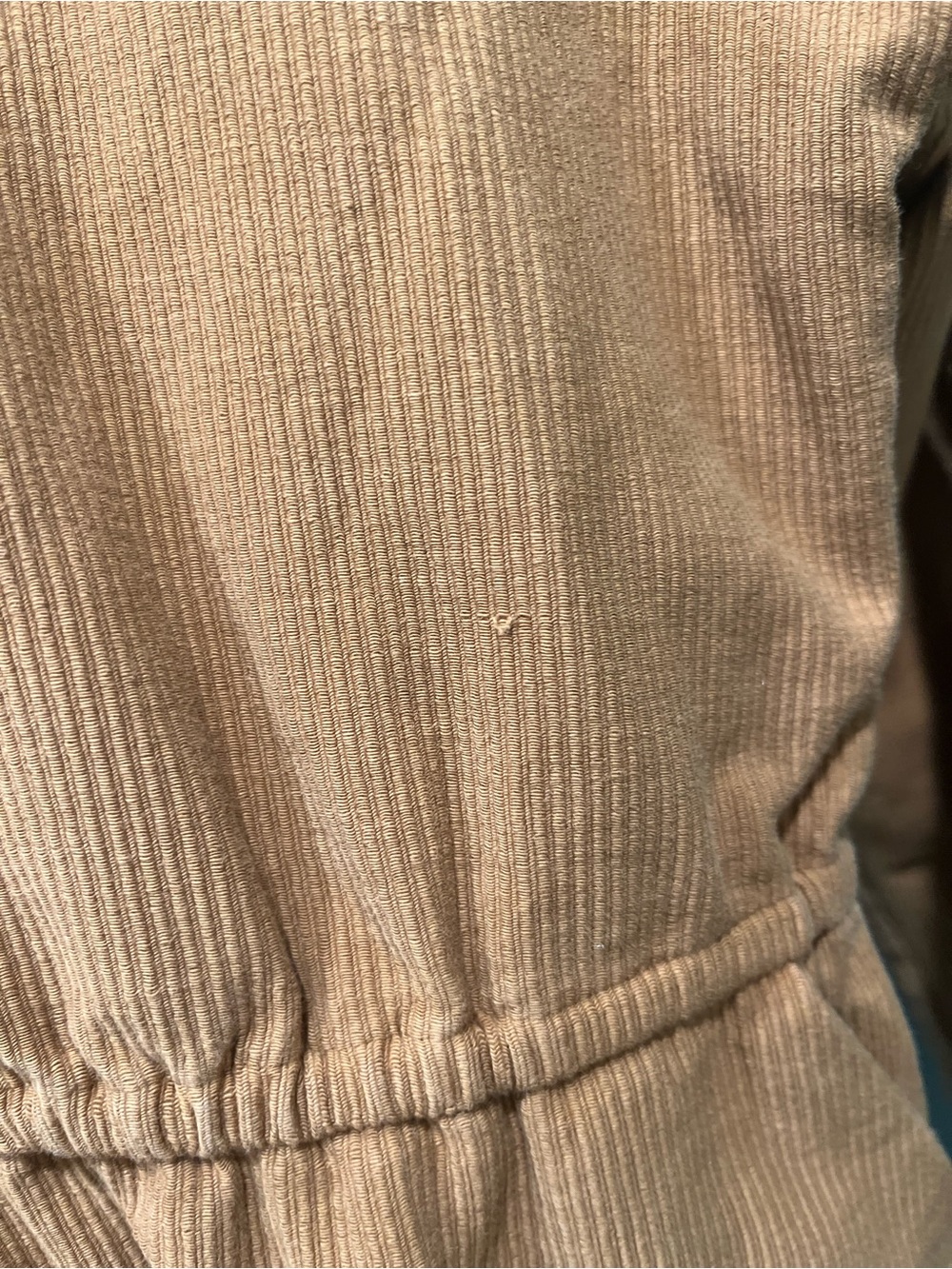 Casual Long-Sleeve Henley Dress in Mustard - Picture 3 of 4